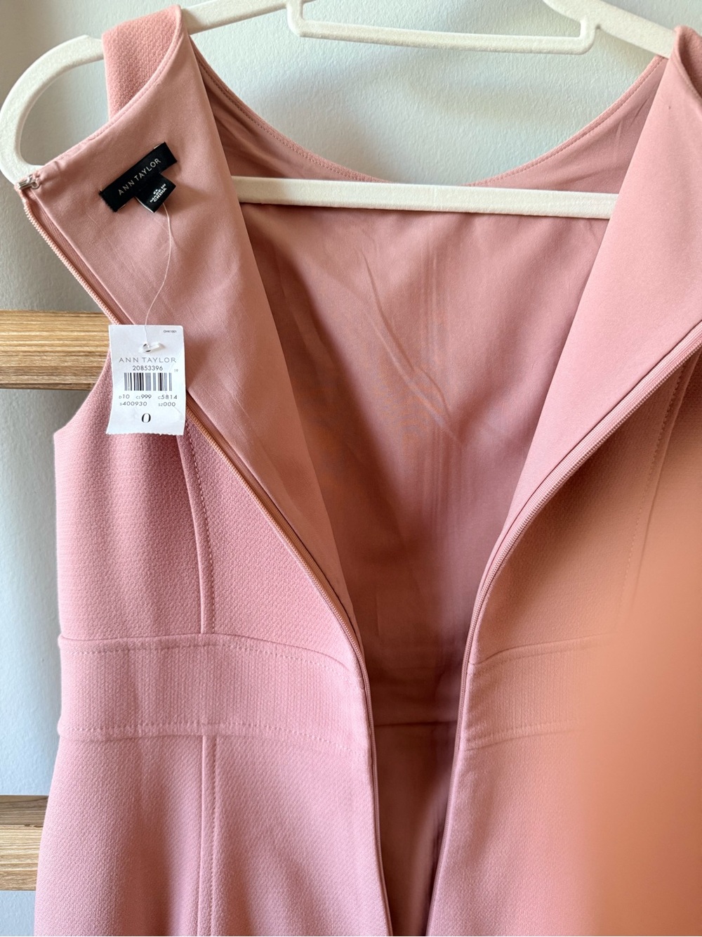 Ann Taylor Rose Pink Sleeveless Sheath Dress - Picture 3 of 6
